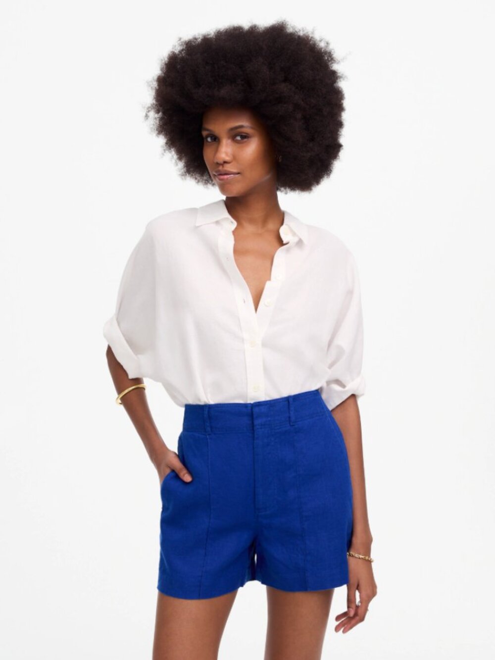 Madewell Linen Trouser Shorts - Picture 4 of 9